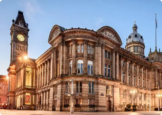 Plan trip to Birmingham by tour and travel agency UK